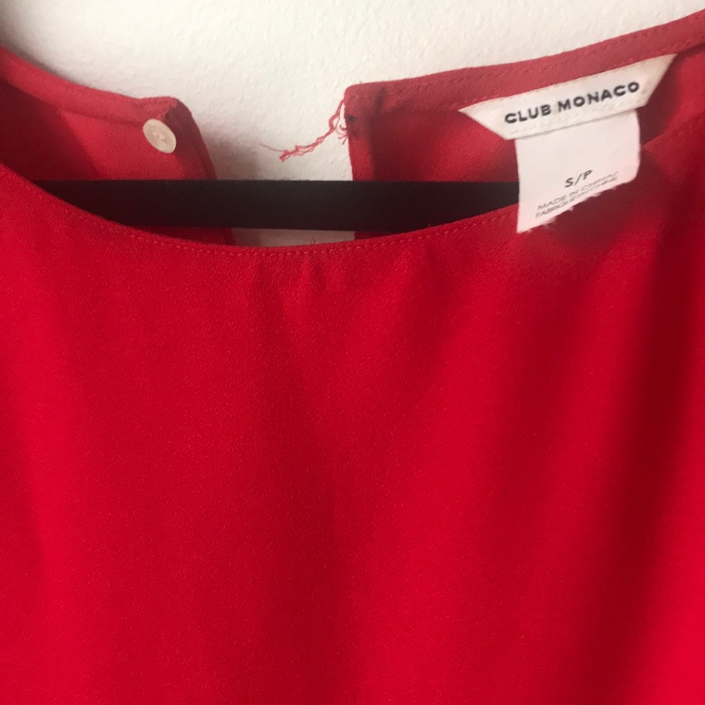 ❤️HP❤️Club Monaco red Kharla Top - Picture 7 of 9